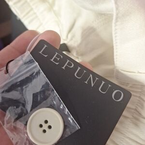LEPUNU'O Ivory Button Accessory